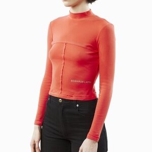 Eckhaus Latta Lapped Baby Crewneck T-Shirt